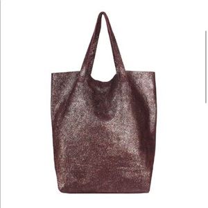 CAVA TOTE OXBLOOD